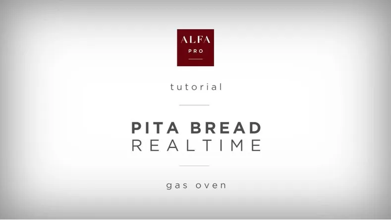 Pita bread - gas oven - Tutorial Alfa Pro | Alfa Forni