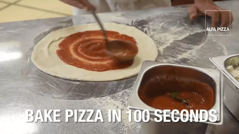 Pizza in 100 seconds | Alfa Forni