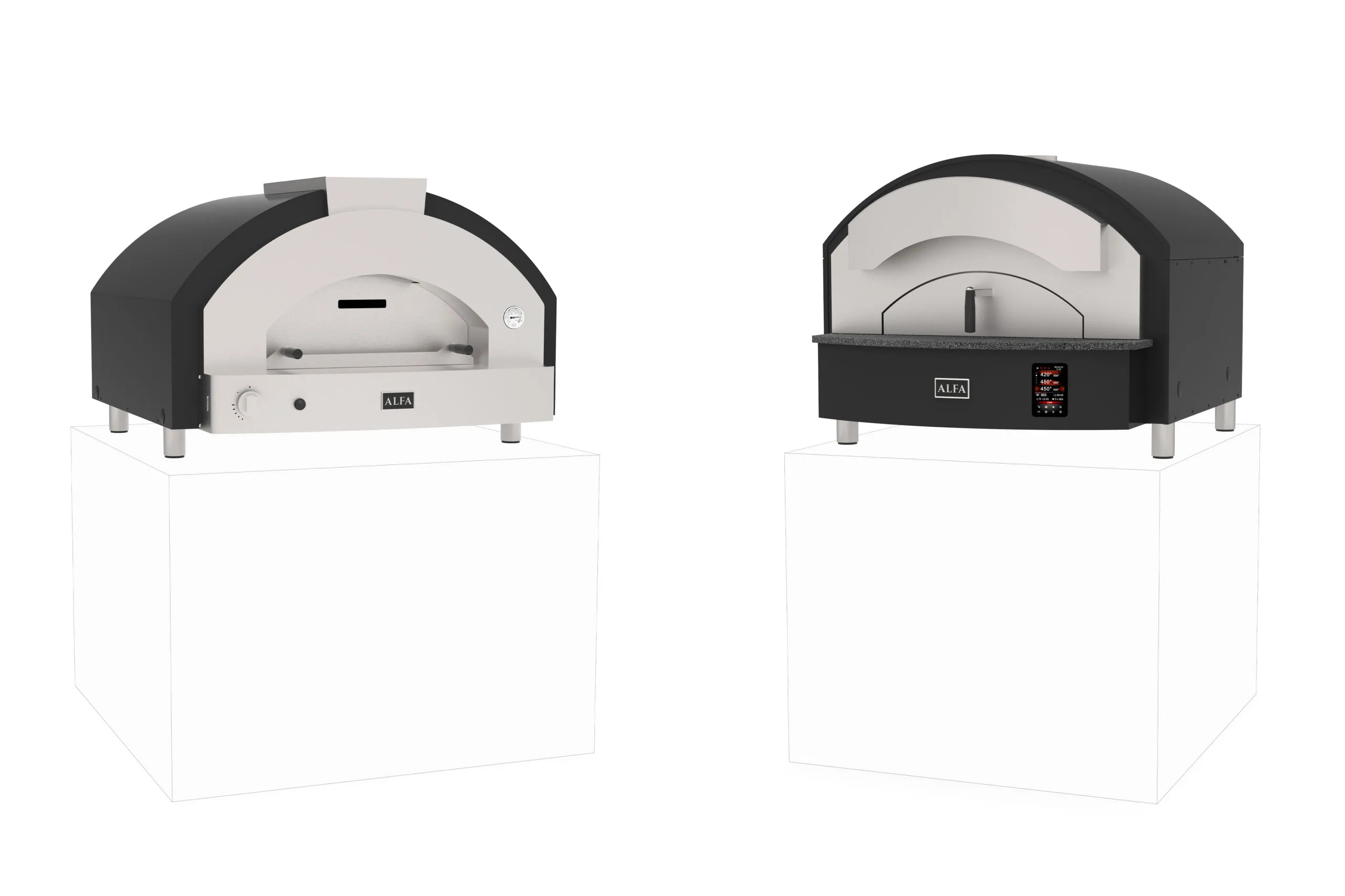 Professional countertop or freestanding pizza oven: the flexibility of Quick and Zeno models